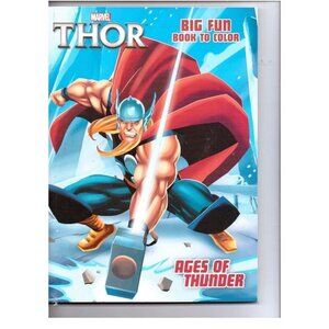Brand New Thor Big Fun Book To Color Marvel Ages Of Thunder Great gift